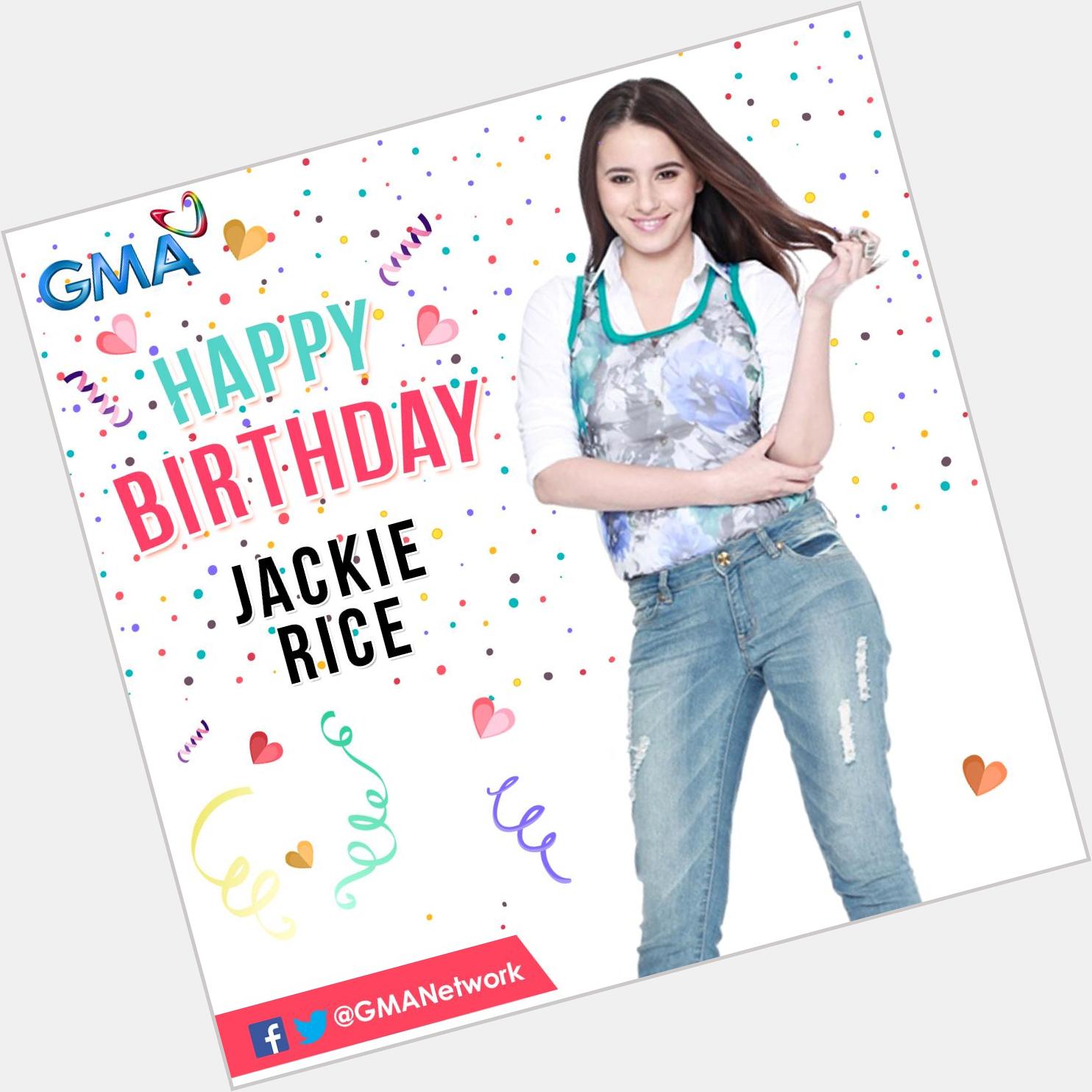 Happy Birthday to the beautiful and talented Jackie Rice! May all your wishes come true on your very special day. 