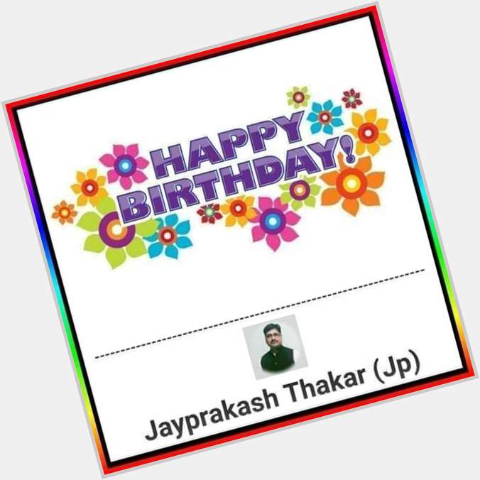 Best wishes 
Happy birthday Jackie Shroff jee  