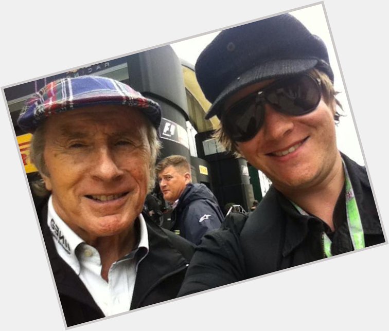 Happy birthday to my hat imitating pal, Sir Jackie Stewart.  