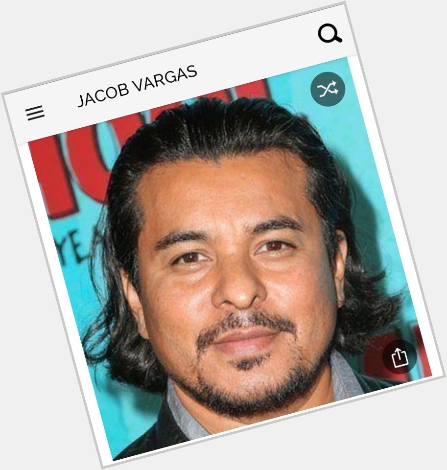 Happy birthday to this great actor.  Happy birthday to Jacob Vargas 