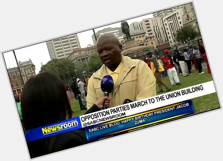 [WATCH] UDM leader Bantu Holomisa wishes pres.  Jacob Zuma a happy 75th birthday  