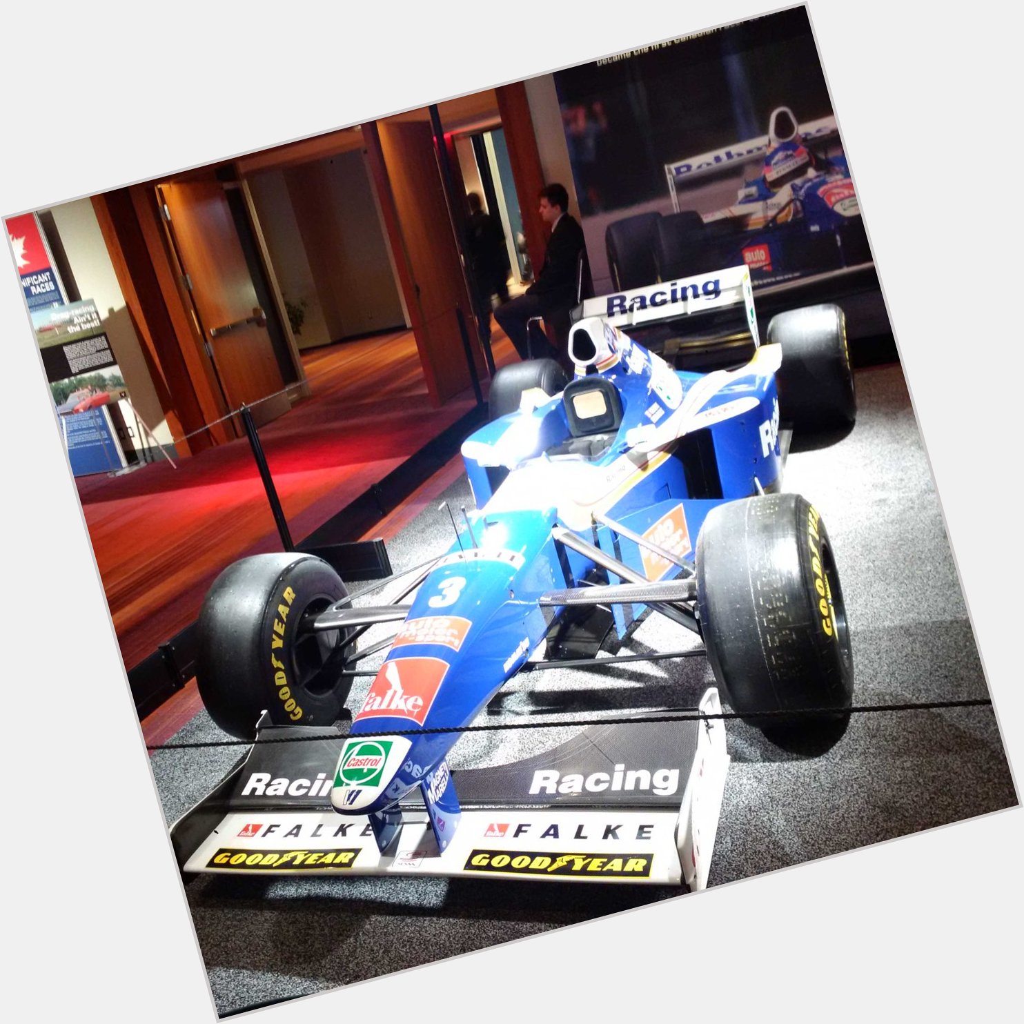 Happy Birthday to Canadian racing legend Jacques Villeneuve. His 1997 F1 World Championship car was at the Auto Show 