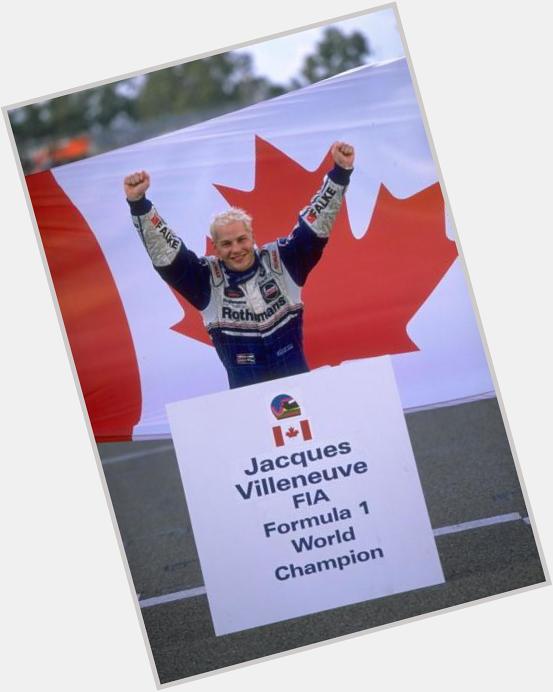 Happy Birthday to 1997 world champion Jacques Villeneuve 