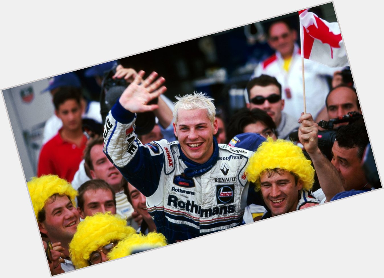 Happy 50th birthday Jacques Villeneuve!    