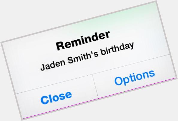 Happy Birthday to my spirit animal, | Jaden Smith. 