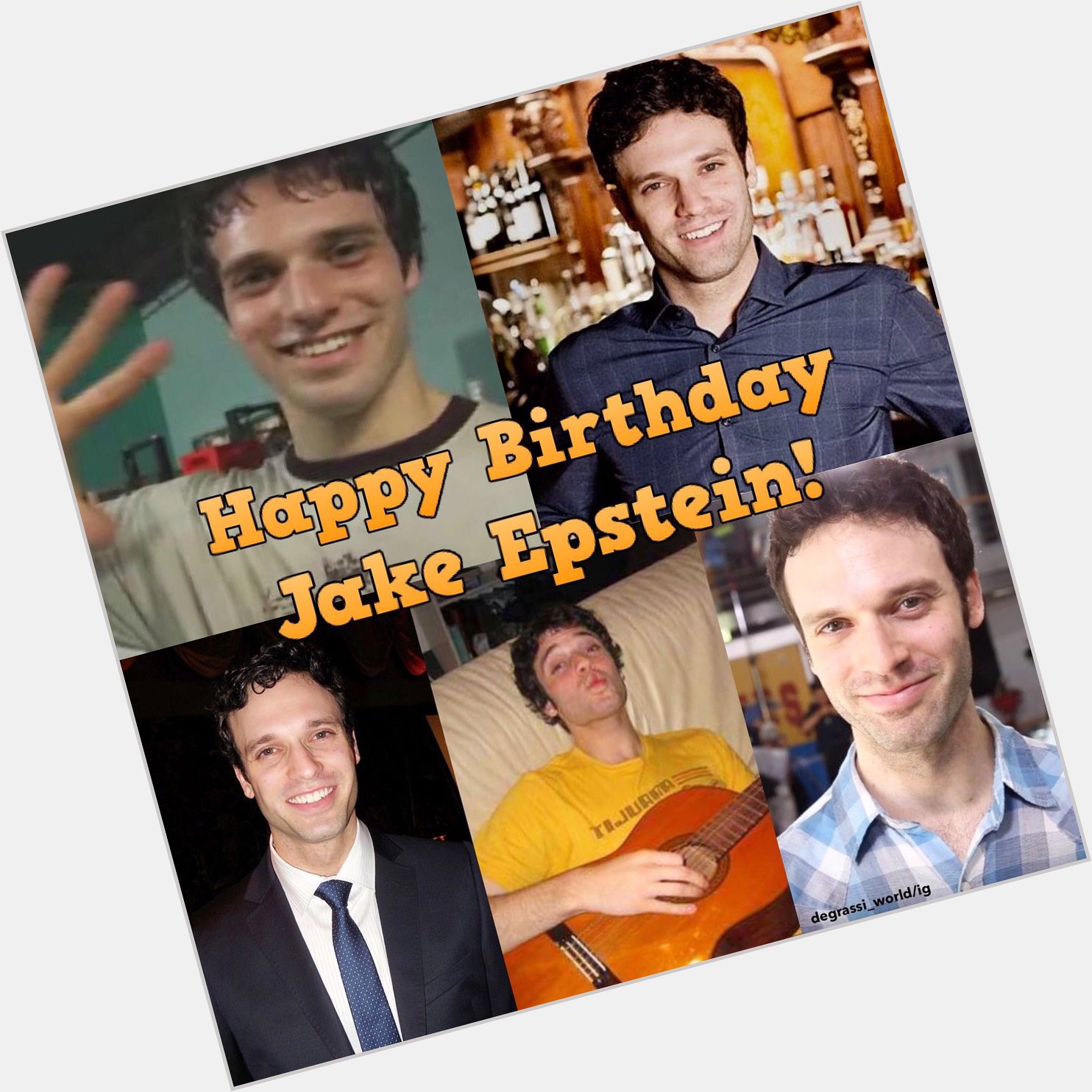 Happy birthday to one of the most talented and funny people EVER!!!! Jake Epstein!!!!!   
