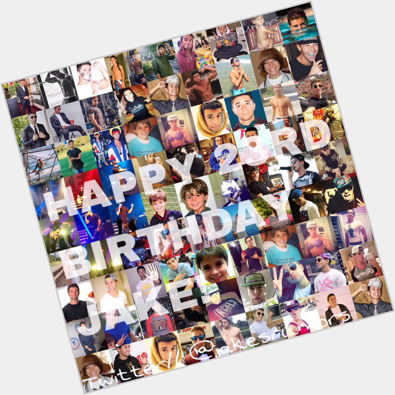 Happy Birthday Jake Miller!!! Credit to for the photo she did amazing!!     