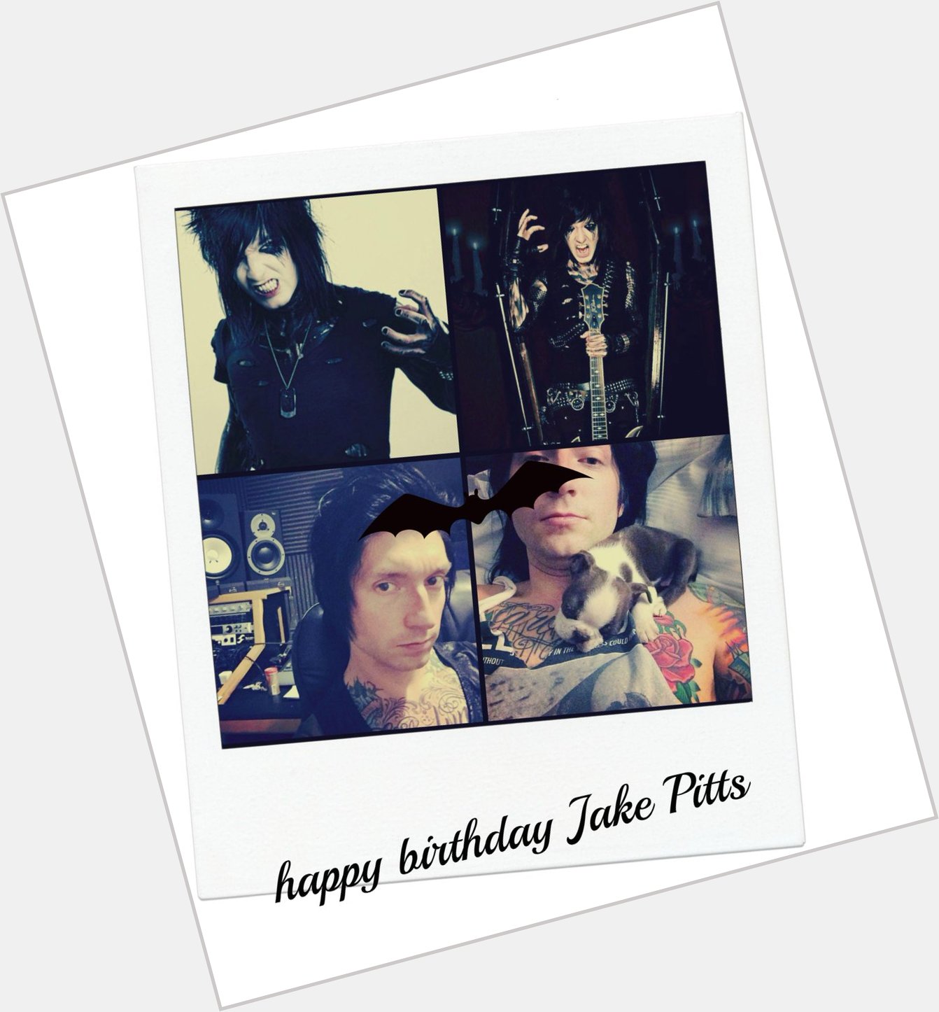 Happy Birthday to a quitarrista I love Jake Pitts 30 years so proud.     