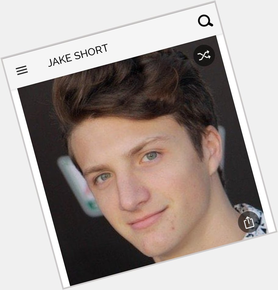 Happy birthday to this great actor.  Happy birthday to Jake Short 