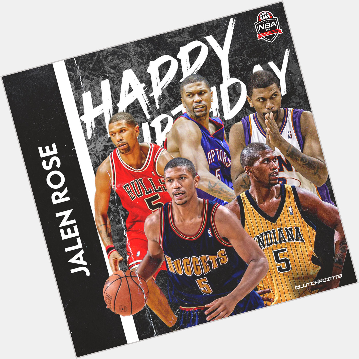 Let s all wish Jalen Rose a very happy 49th birthday  