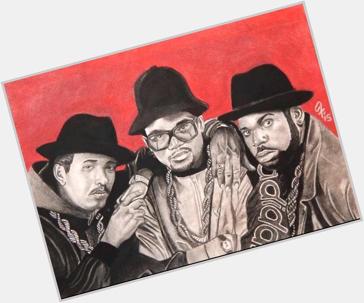     Happy Birthday To Jam Master Jay!  Hand drawn in charcoal. 