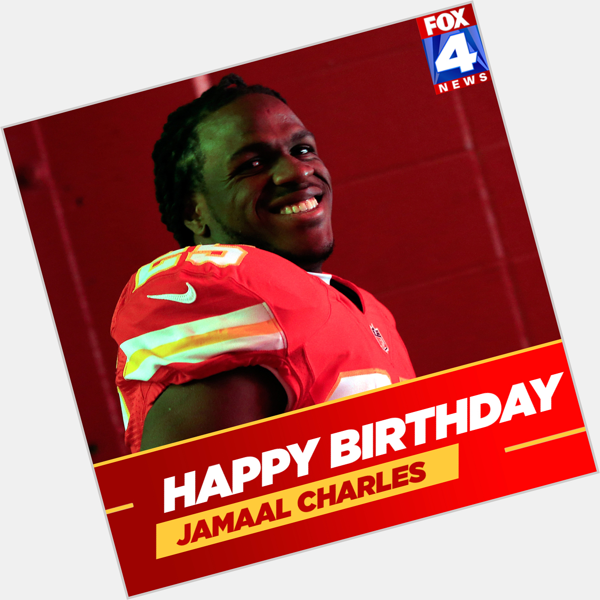 Happy birthday to former Chiefs running back Jamaal Charles! 