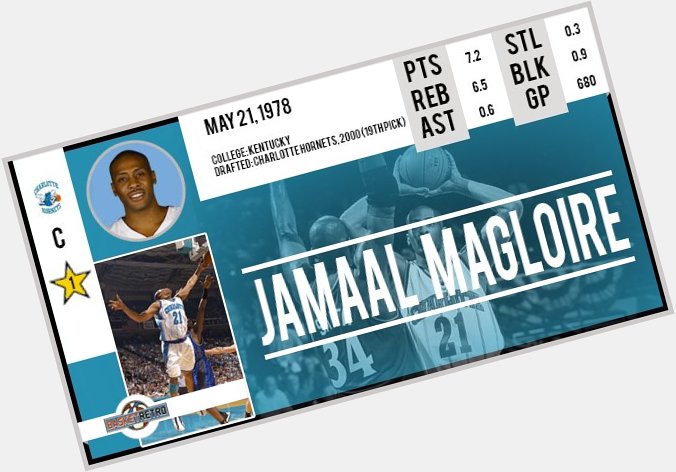 Happy Birthday Jamaal Magloire !   