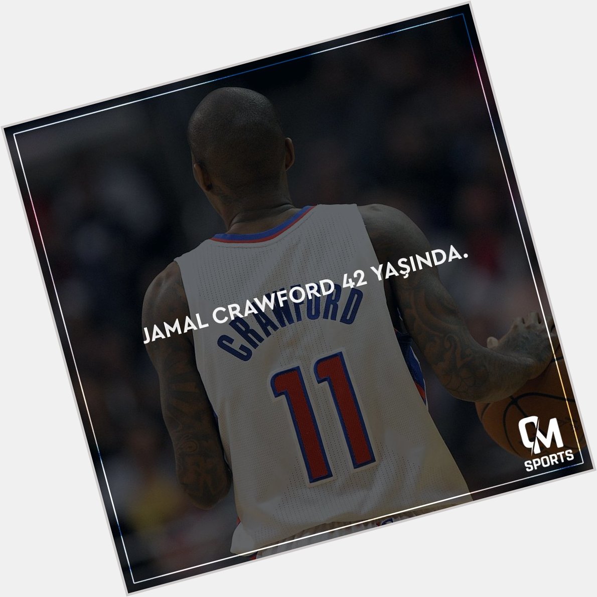 NBA\de 6. Adam denilince akla gelen ilk isimlerden olan Jamal Crawford 42 ya  nda. Happy Birthday 
