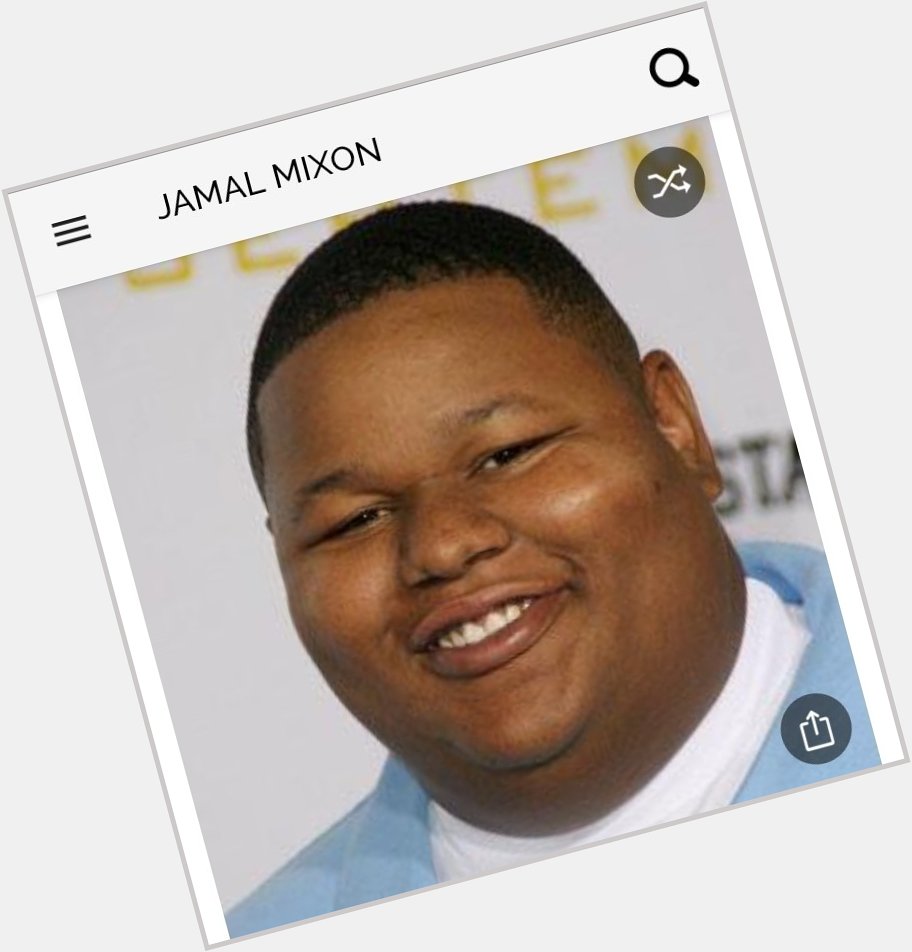 Happy birthday to this great comedic actor. Happy birthday to Jamal Mixon 