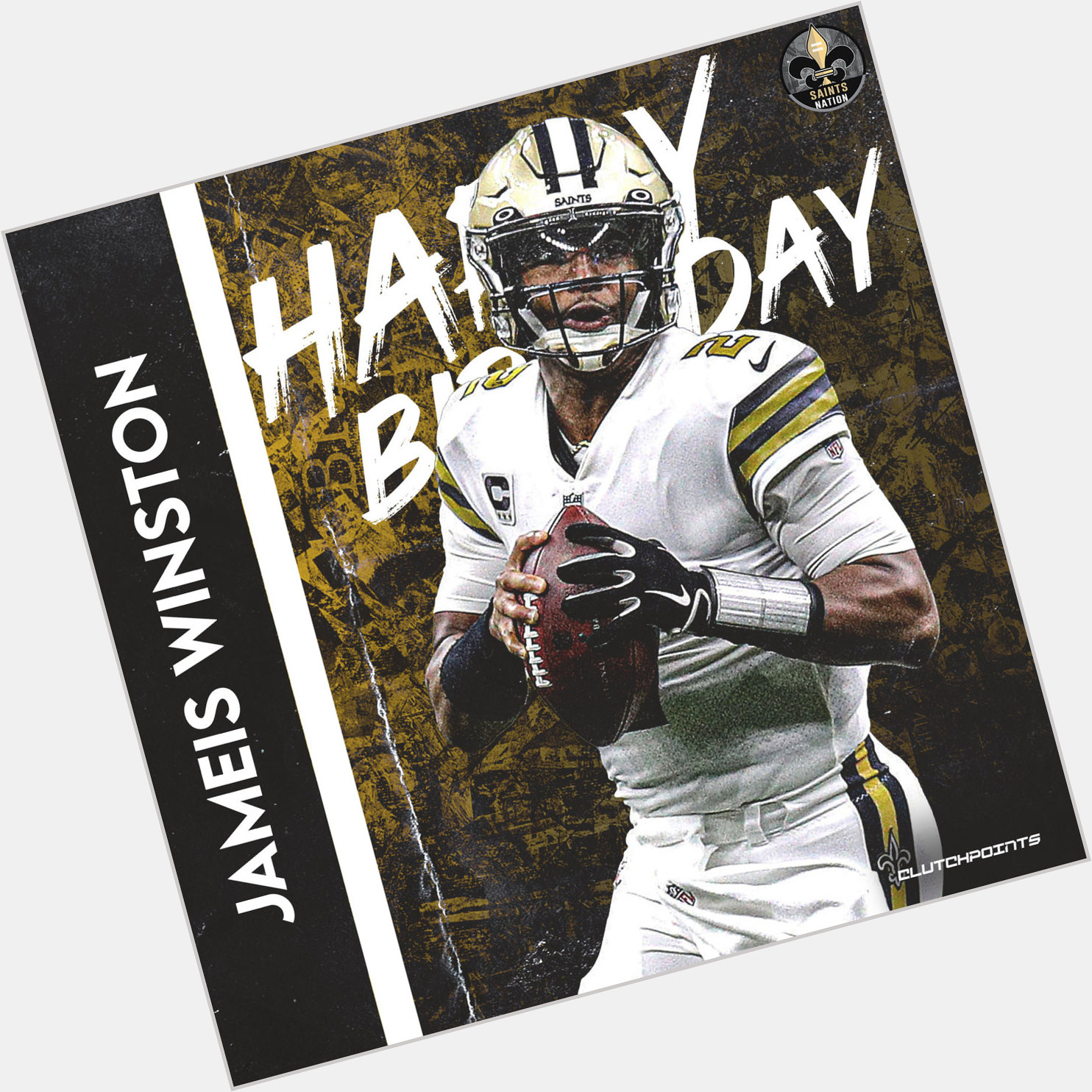 Join Saints Nation in greeting Jameis Winston a happy 28th birthday! 