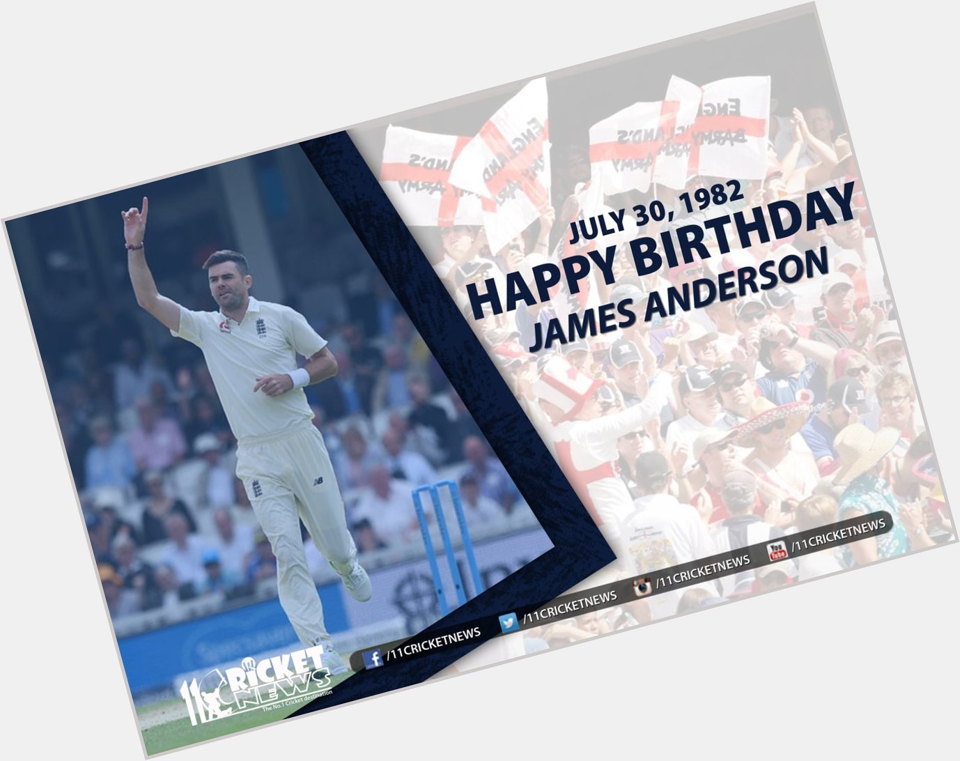 Happy Birthday \"James Anderson\" He turns 39 today 
