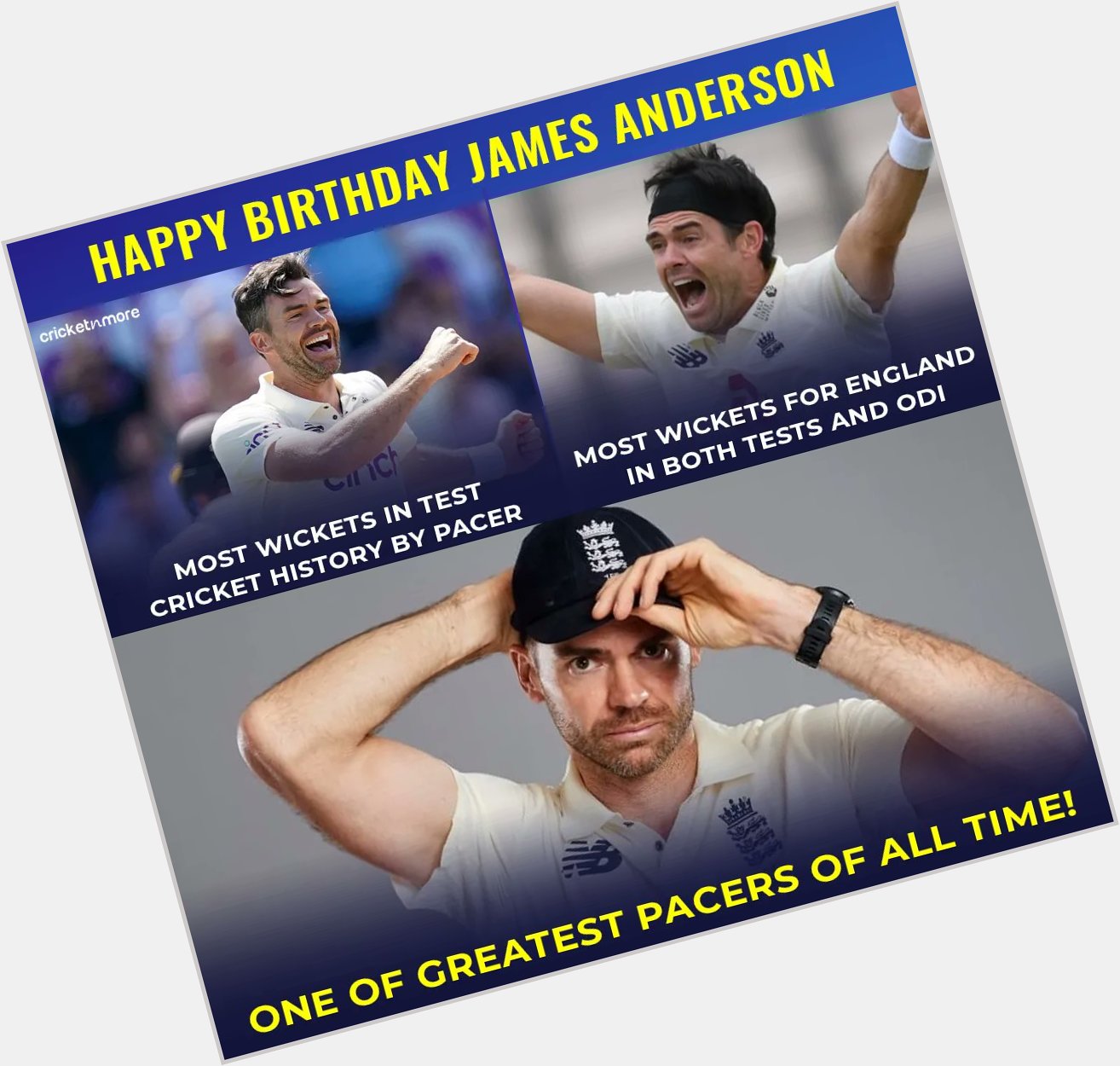 Happy Birthday James Anderson .
.     