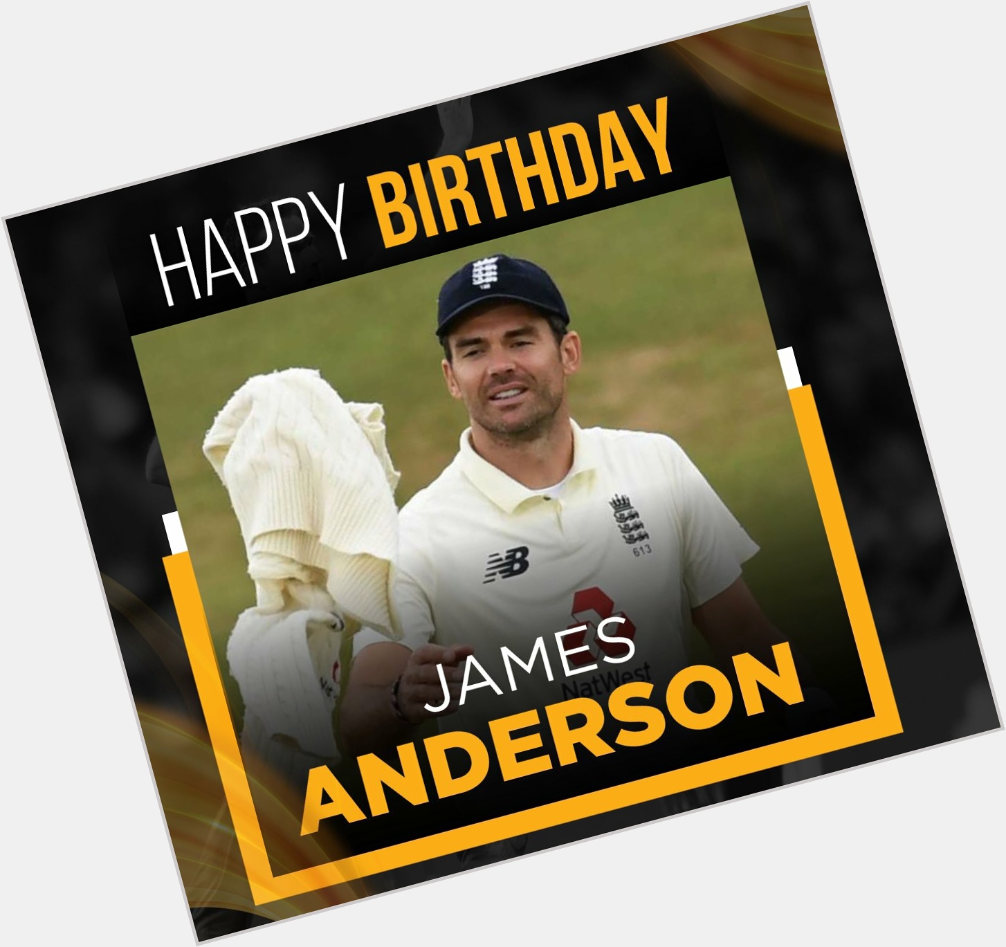 Wishing king of swing James Anderson a very happy birthday. 