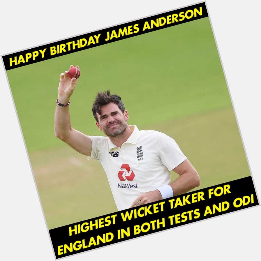 Happy Birthday, James Anderson 