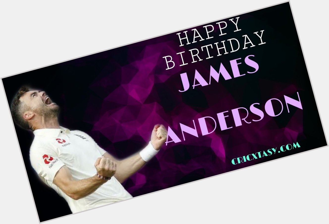 5  8  9  Test wickets
2  6  9  ODI wickets
1  8  T20I wickets

Happy Birthday, James Anderson  
