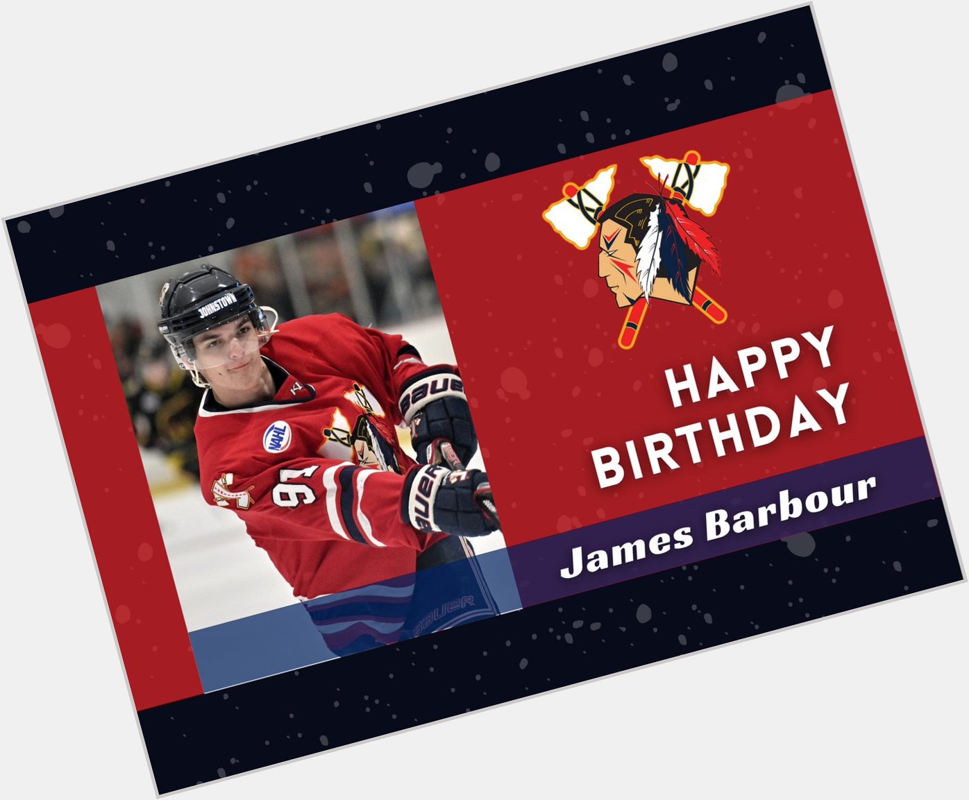Join us in wishing a happy 21st birthday to Tomahawks forward James Barbour! 