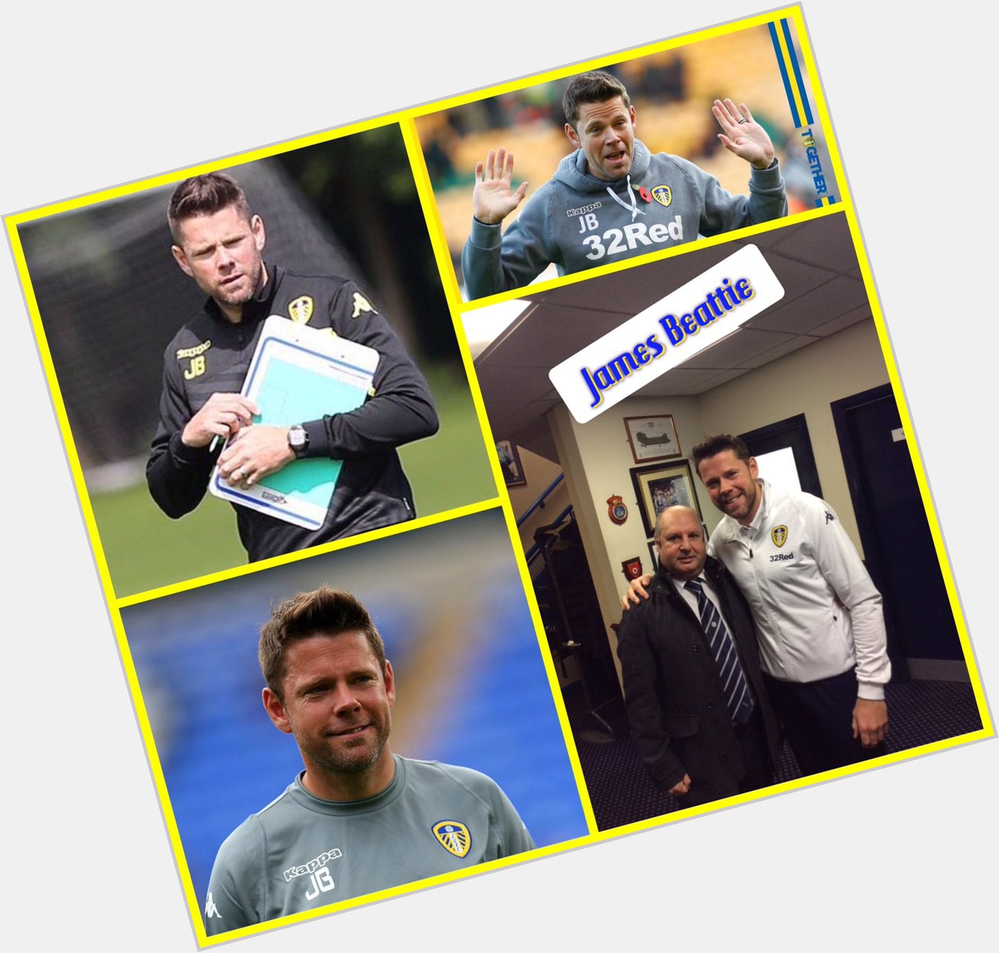  Happy Birthday to Leeds United 1st. Team Coach - James Beattie !!!! 