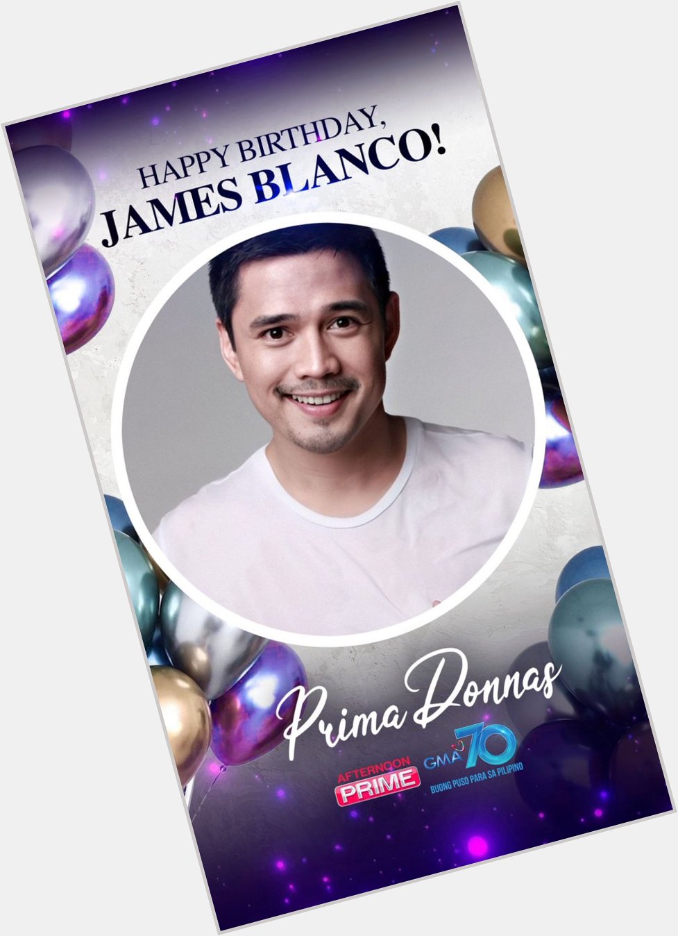 Maligayang kaarawan sa\yo, Ruben!

Let\s all greet Mr. James Blanco a very happy birthday.   