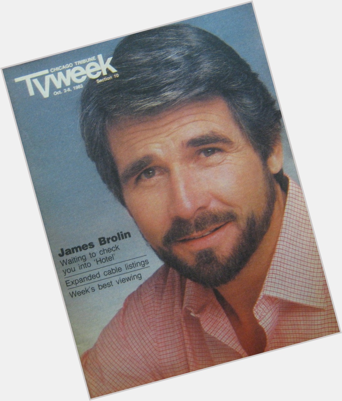 Happy Birthday to James Brolin,  born on this day in 1940
Chicago Tribune TV Week.  October 2-8, 1983 
