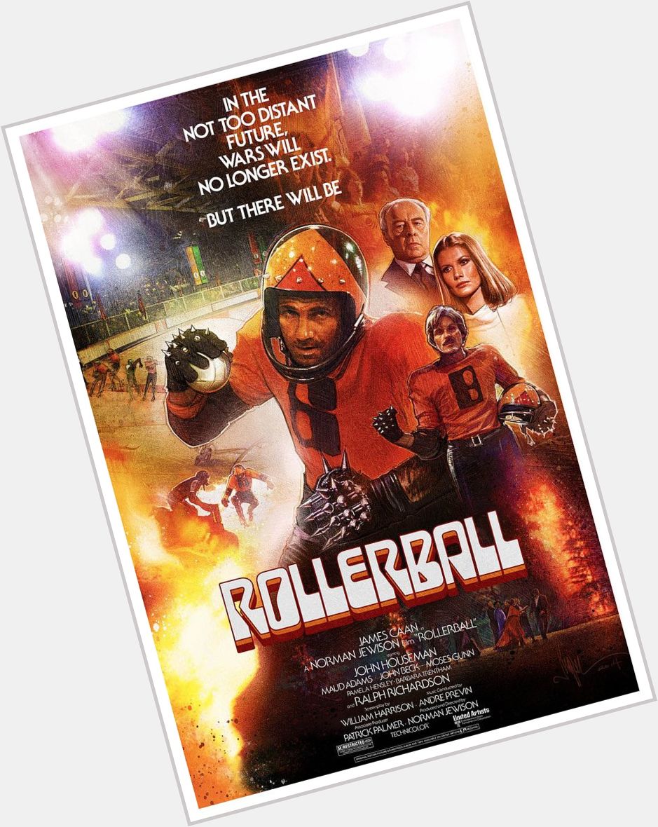 Happy 79th birthday to James Caan!
Rollerball (1975) by Paul Shipper 