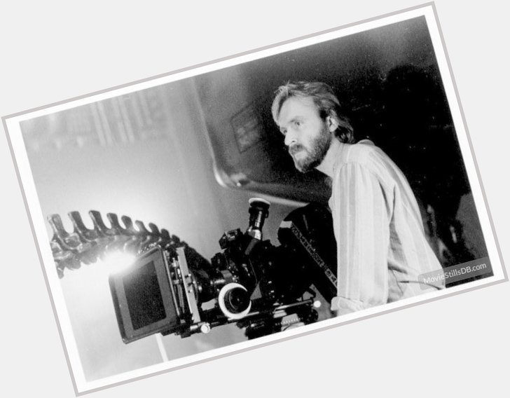 Happy birthday to James Cameron -- seen here directing \Aliens\ in 1985. 
