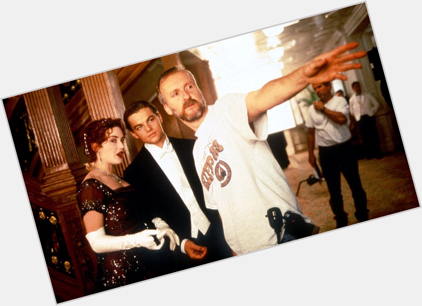 Happy Birthday James Cameron (on set on Titanic) 6  6  