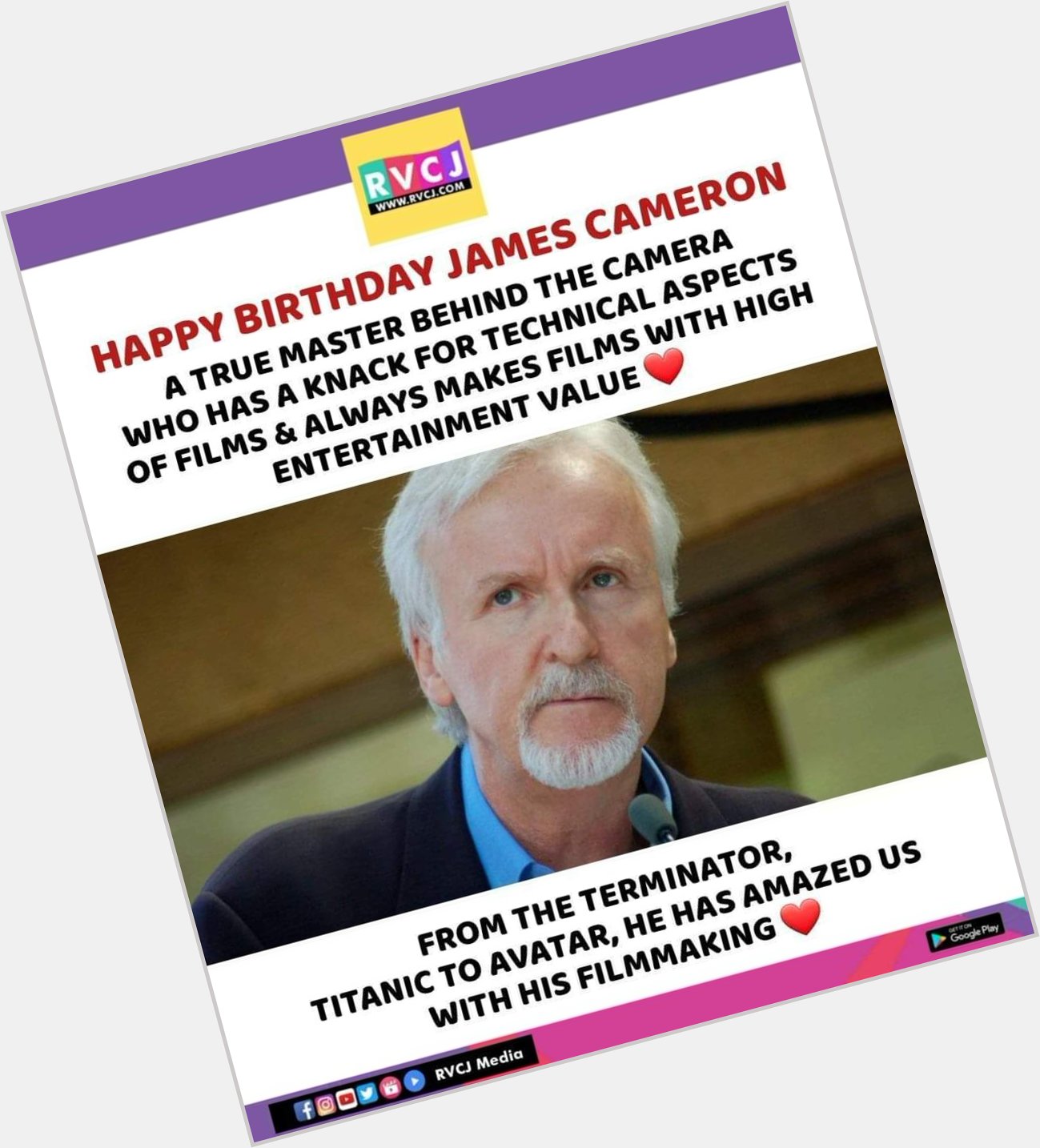 Happy Birthday James Cameron!   