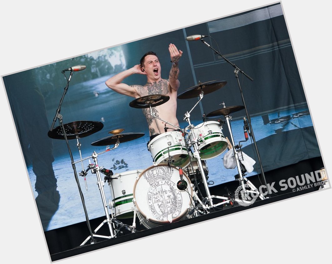 Happy birthday, Here\s a photo of you playing drums. 