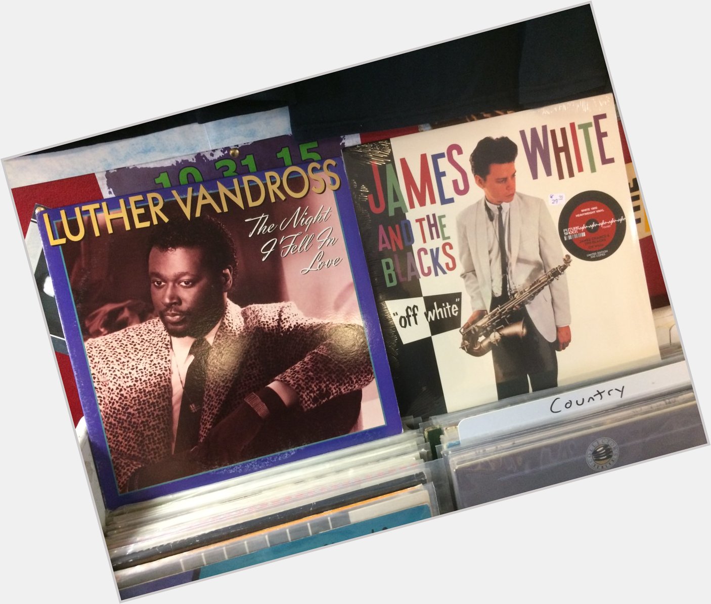 Happy Birthday to the late Luther Vandross & James Chance (Contortions) 