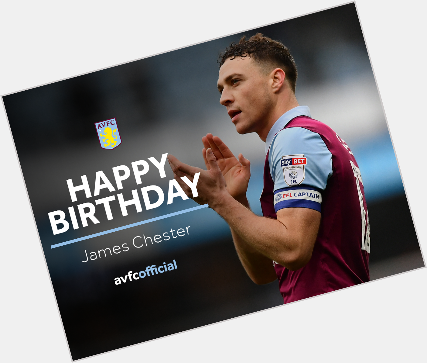   Happy Birthday to the Welsh rock that is, James Chester!

Have a great day James! 