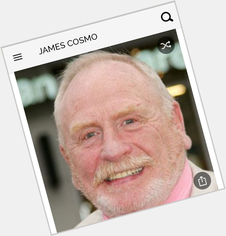 Happy birthday to this great actor.  Happy birthday to James Cosmo 
