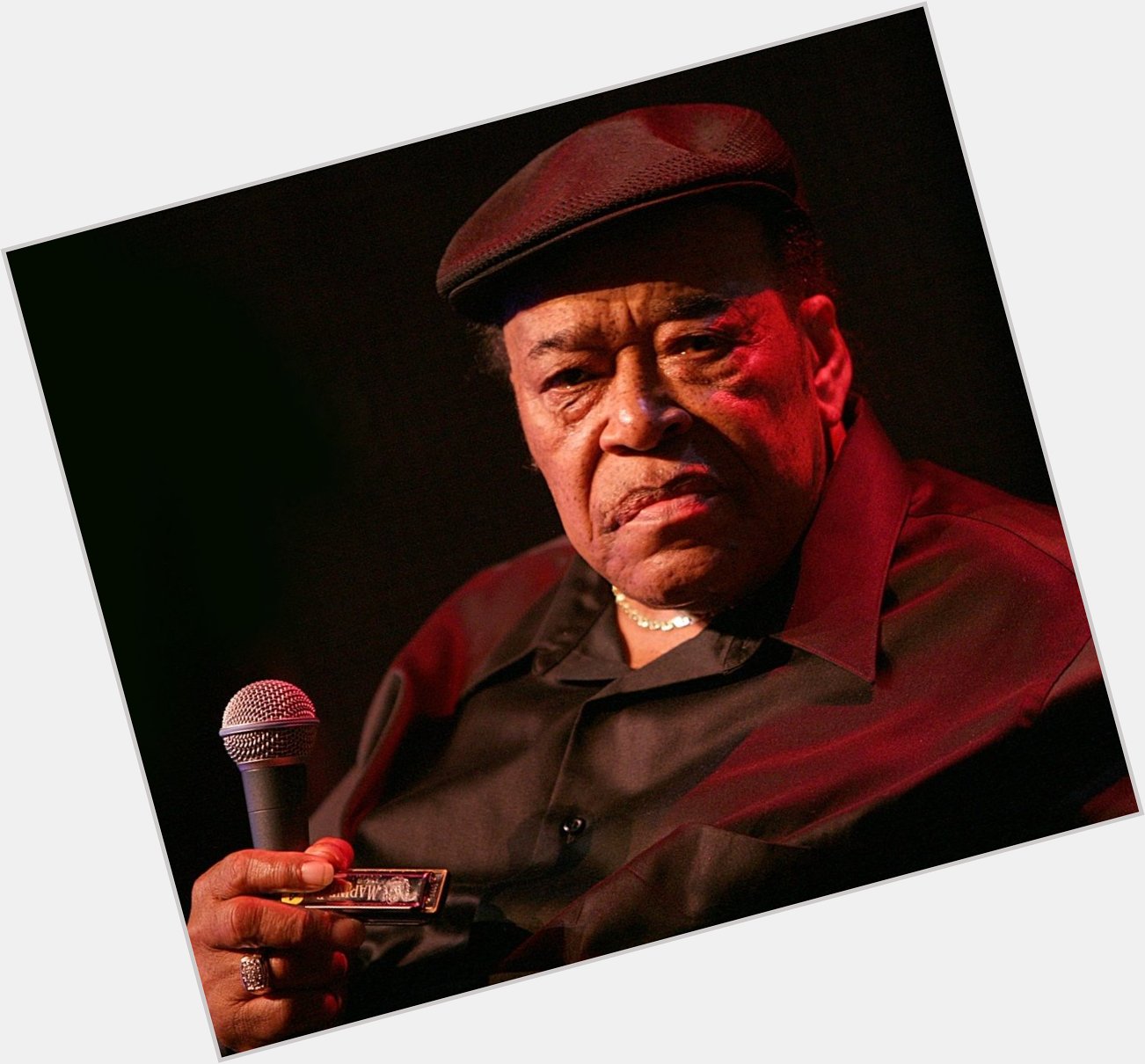 Happy Forever Birthday to legendary harp man (and drummer) James Cotton  