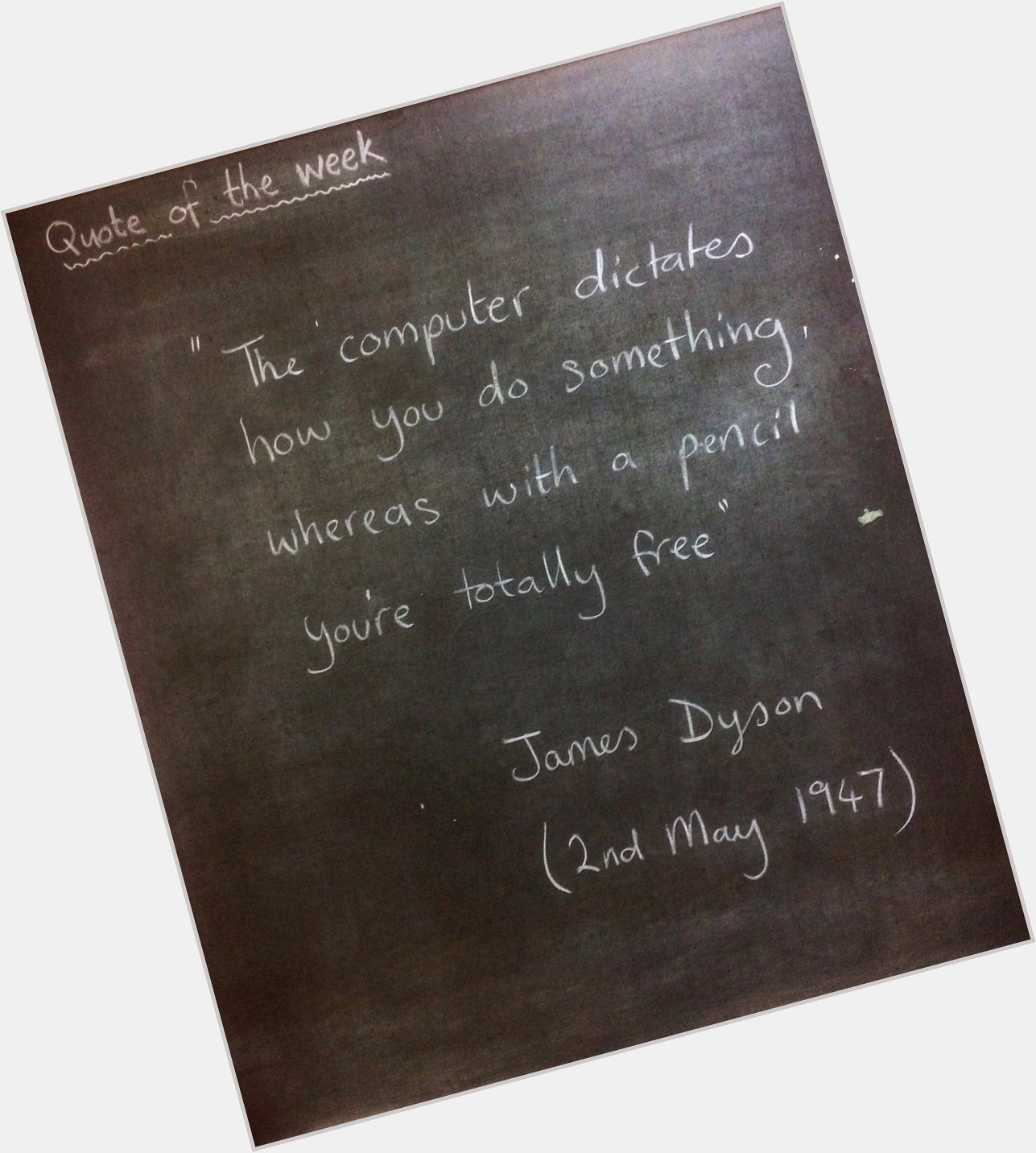   Happy Birthday James Dyson   