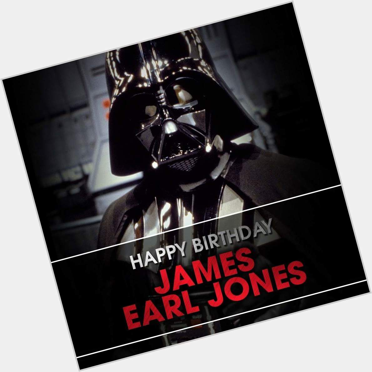 Happy birthday Mr. James Earl Jones, voice of the most important villain ever. 
