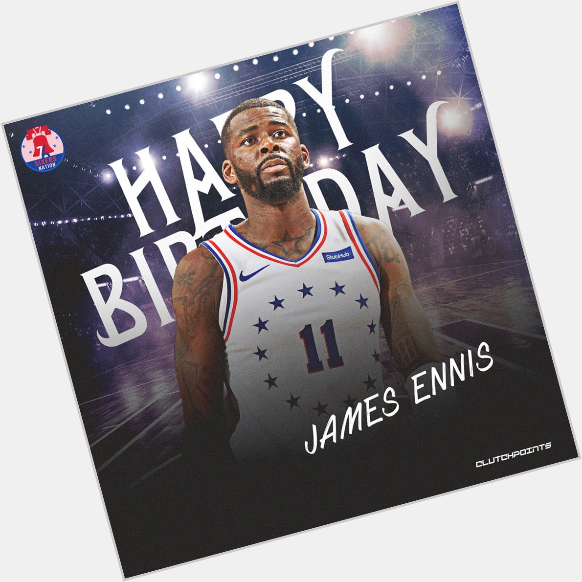 Join Sixers Nation in wishing James Ennis a happy 29th birthday!    