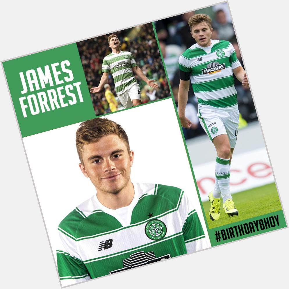 Happy 24th Birthday James Forrest! message us your birthday messages for James using (NM) 