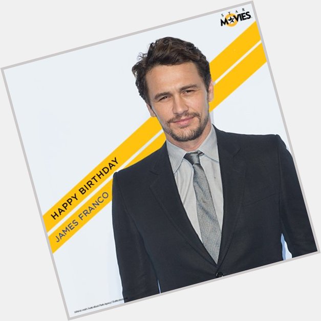 Wishing the actor, filmmaker and author, James Franco, a very Happy Birthday. 