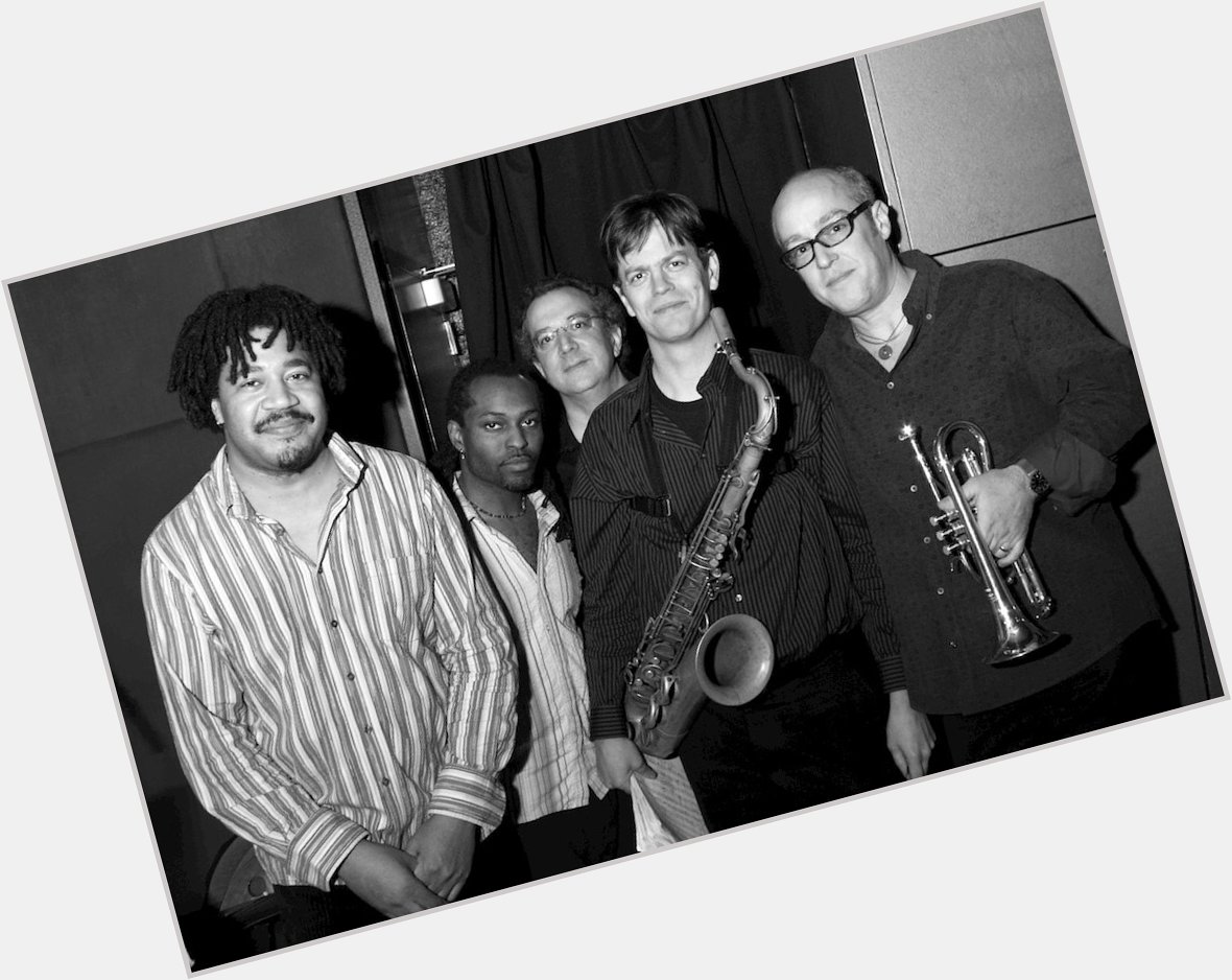 Happy Birthday to the great bassist James Genus! 
Photo from 2006 with the Dave Douglas Quintet. 