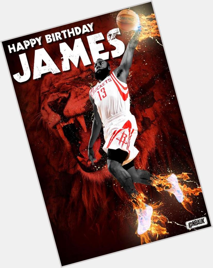 Happy birthday to James Harden - 