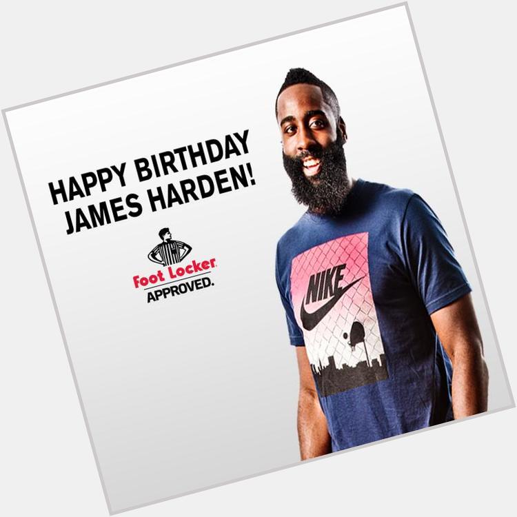 Word me and James Harden got the same bday  Happy 25th Birthday to  