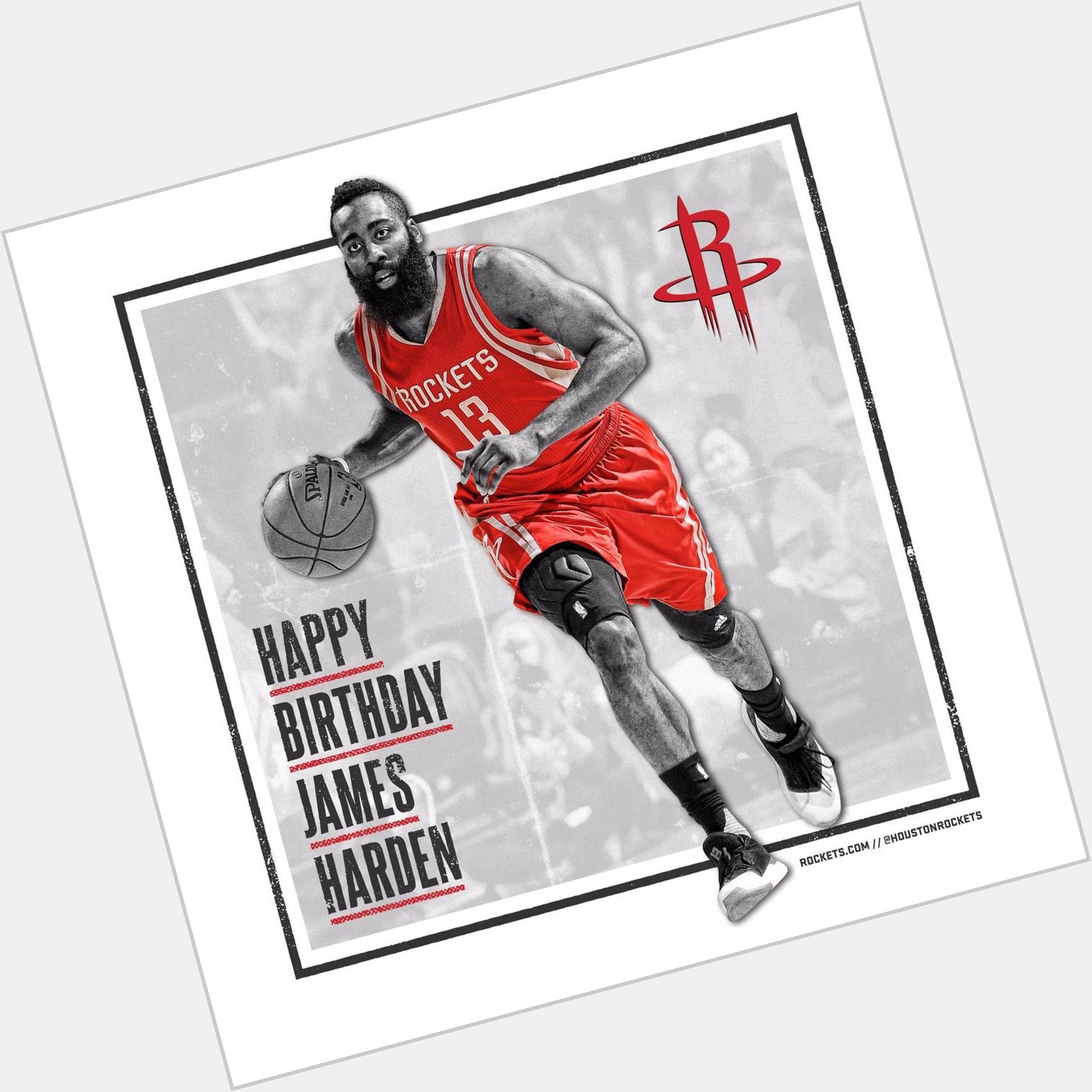 Happy Birthday James Harden \"28\" 5x NBA All-Star   