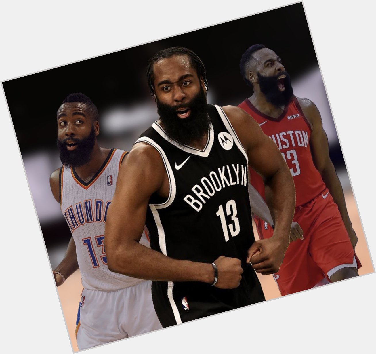 Happy Birthday to James Harden  , Which version of The Beard was your favorite? 