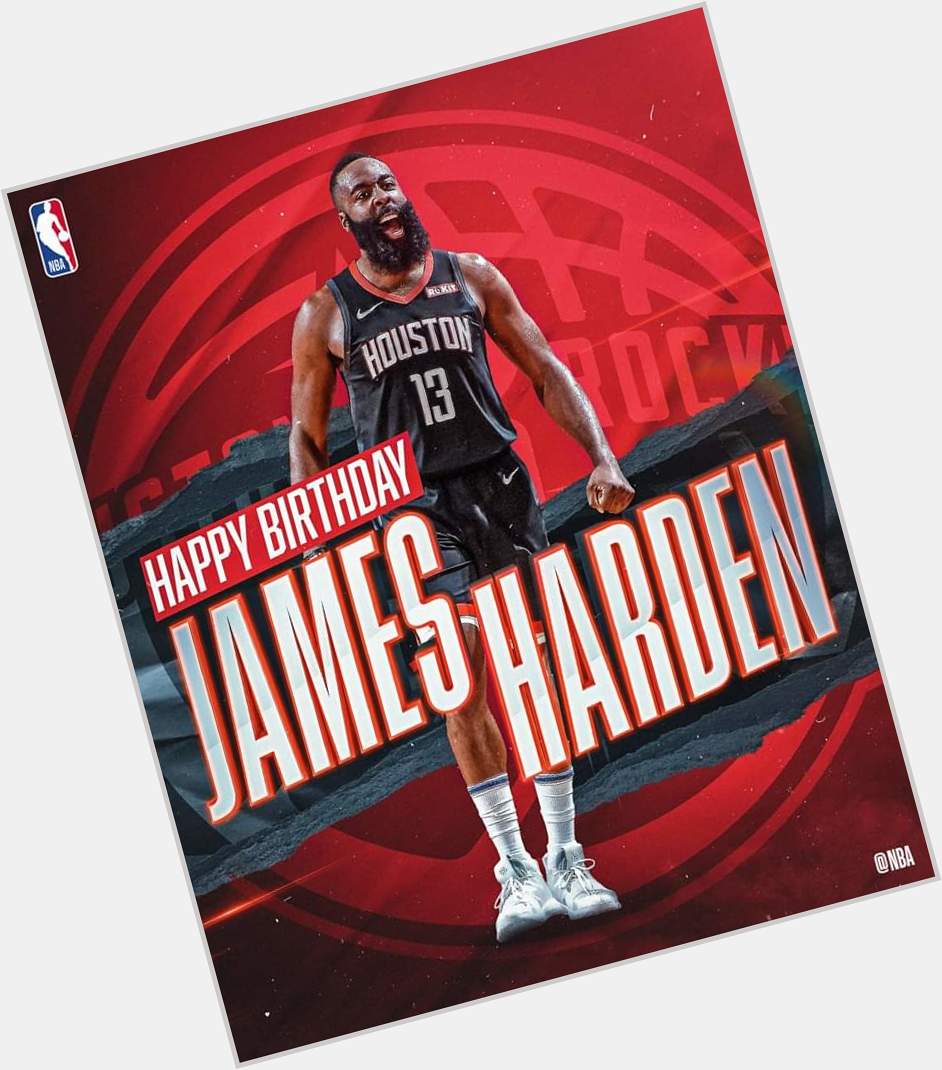 Join us in wishing James Harden of the Houston Rockets a HAPPY 30th BIRTHDAY 