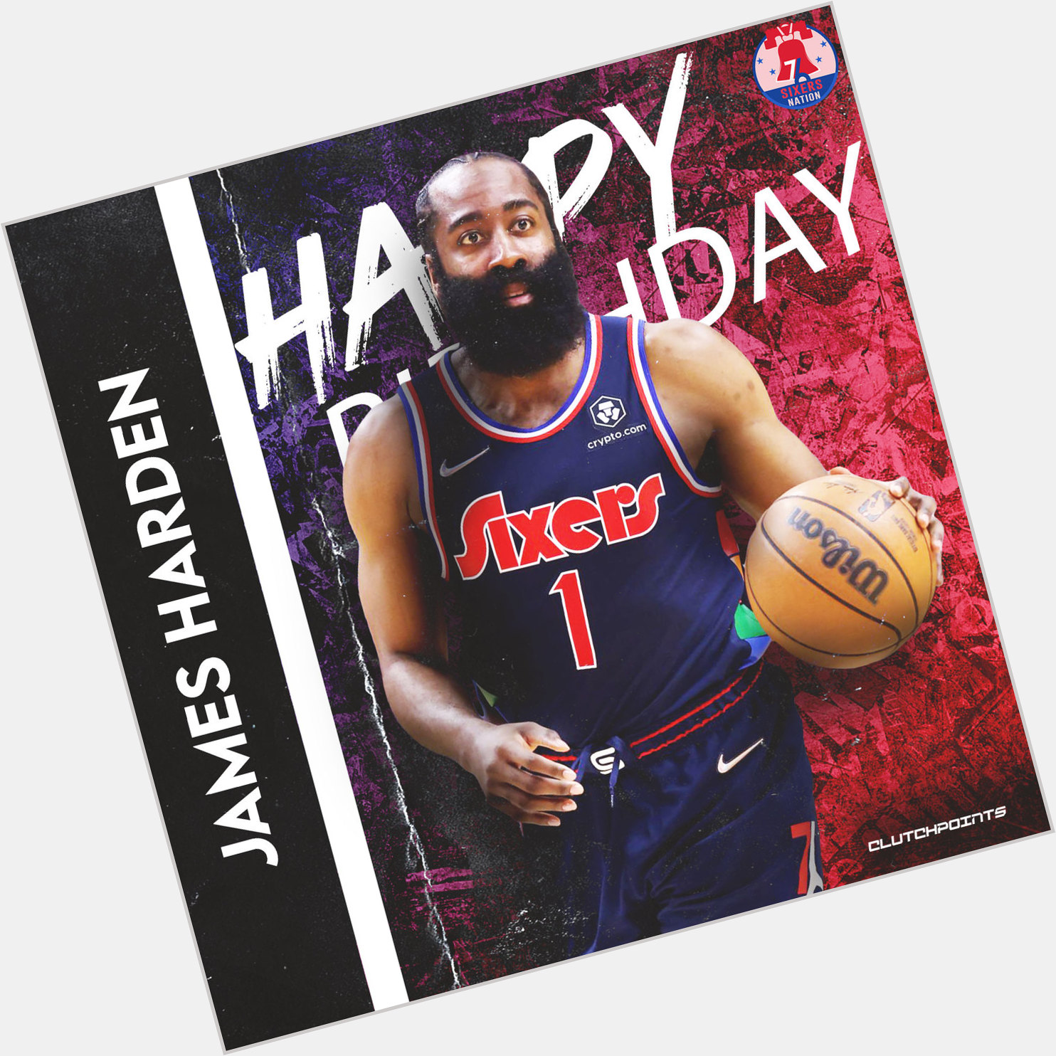 Sixers Nation, let us all wish James Harden a very happy birthday! 
